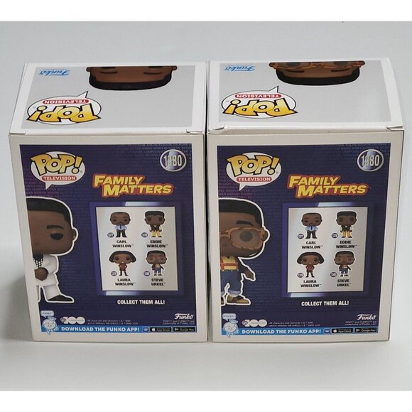 Funko Pop! Family Matters Steve Urkel Bundle - Picture 2 of 7